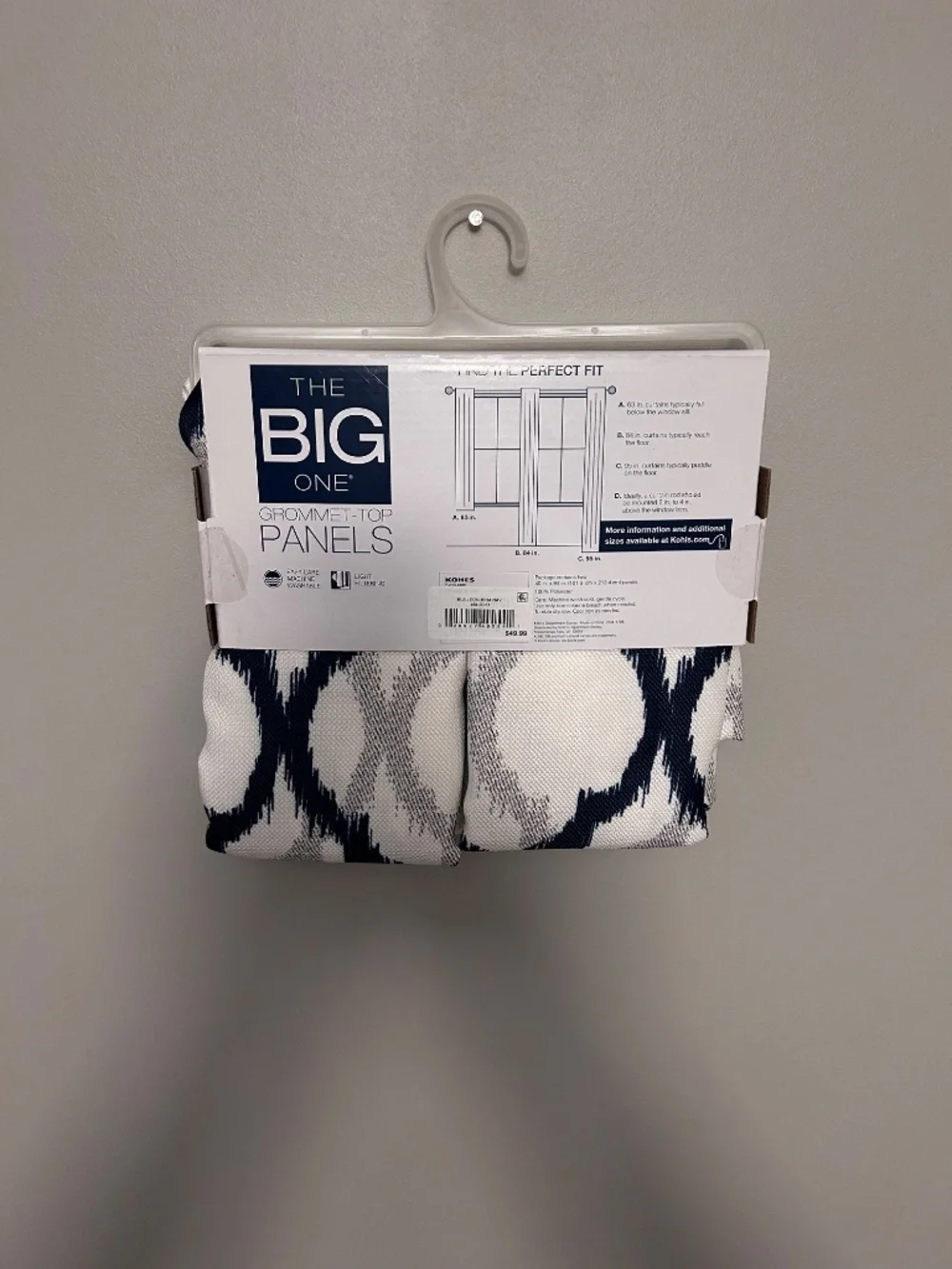 Grommet-top panel curtains